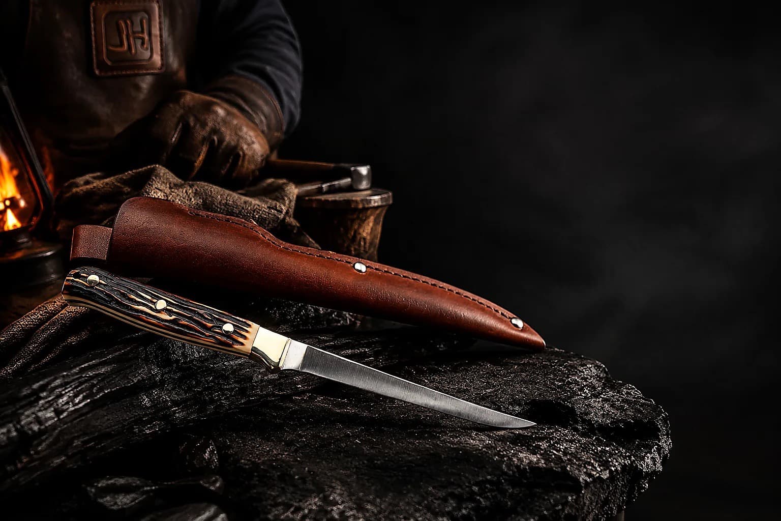 Premium fixed-blade knife image for rugged field-use collection pages